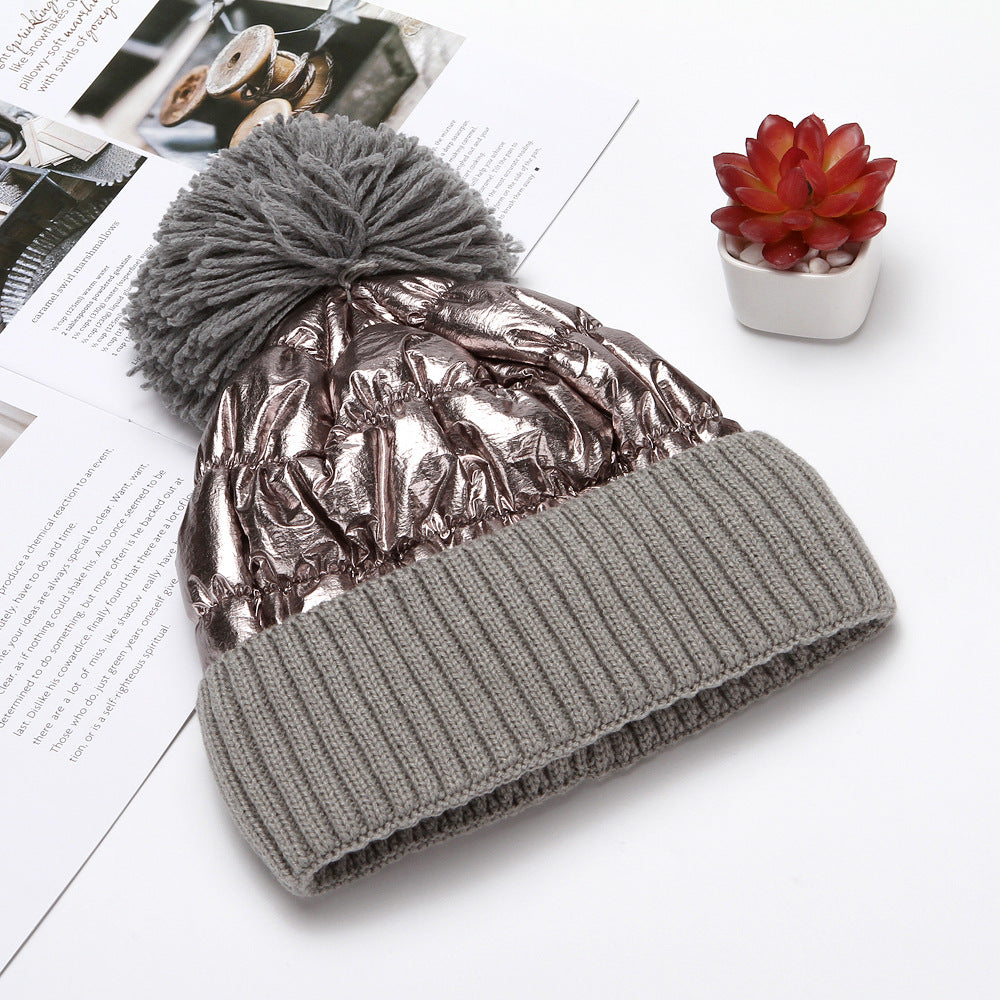Thick Woolen Knitted Hat for Ladies