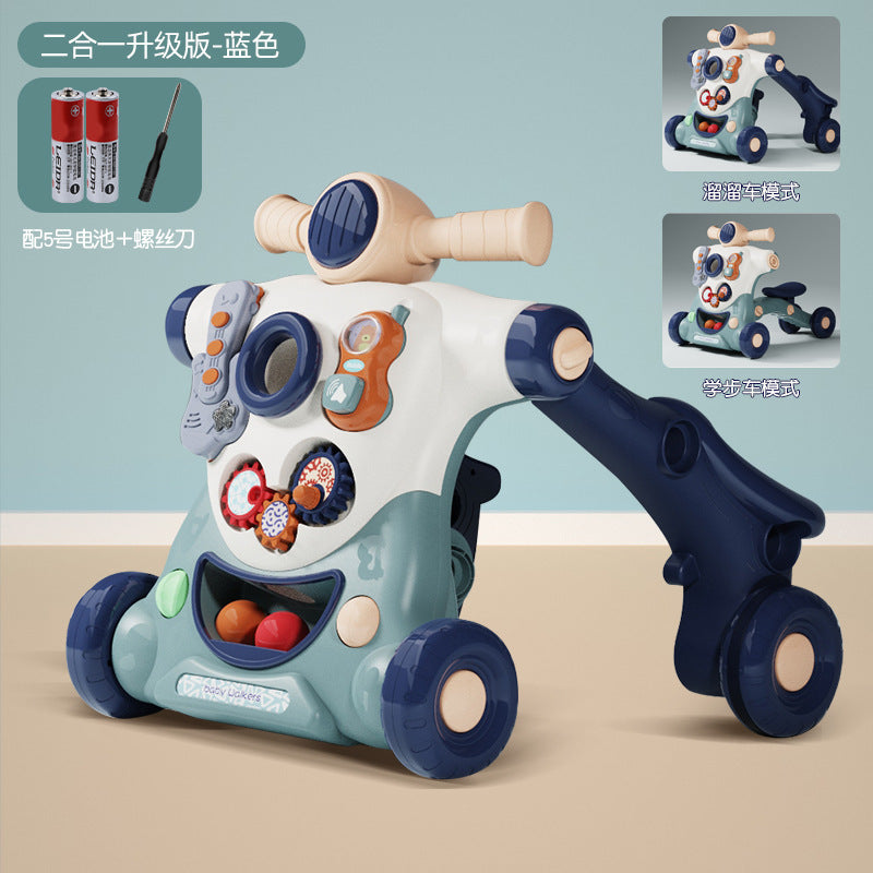 Multifunctional Baby Walker with Anti-Tip Design
