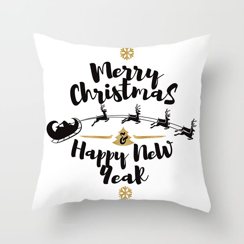 Merry Christmas Decorative Pillowcase