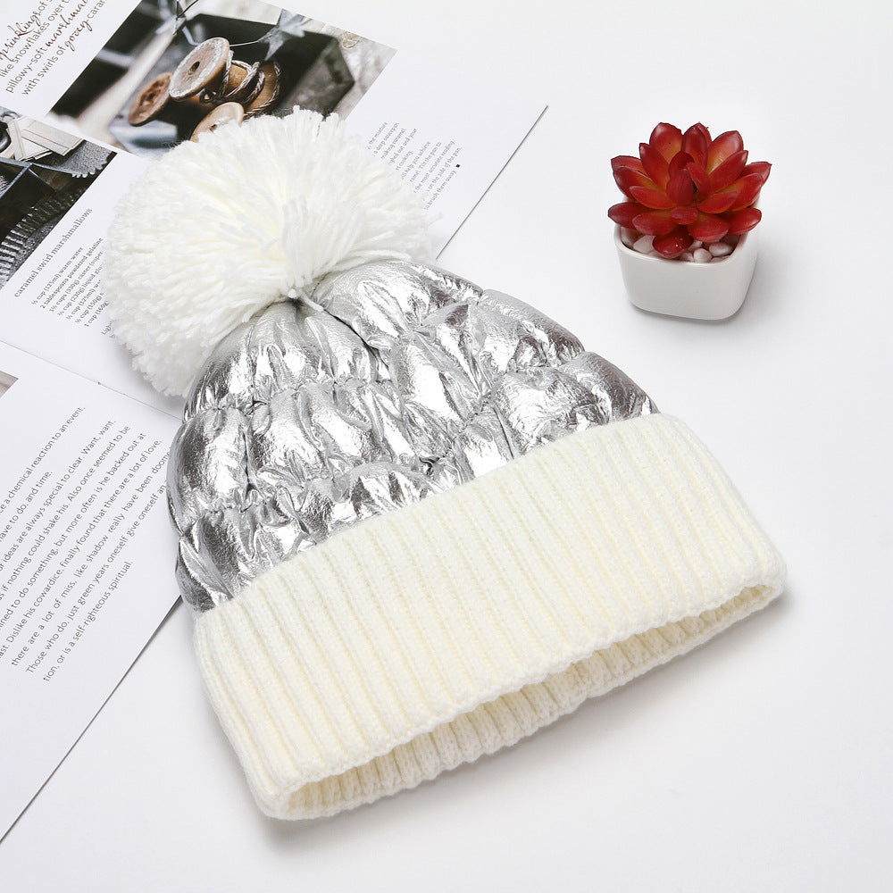 Thick Woolen Knitted Hat for Ladies