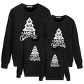 Autumn Christmas Tree Printed Parent-Child Sweater