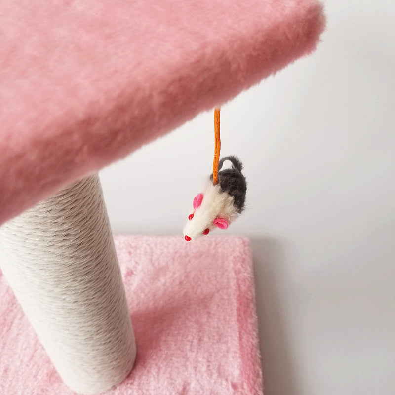 Cat Tree with Scratching Post and Toys