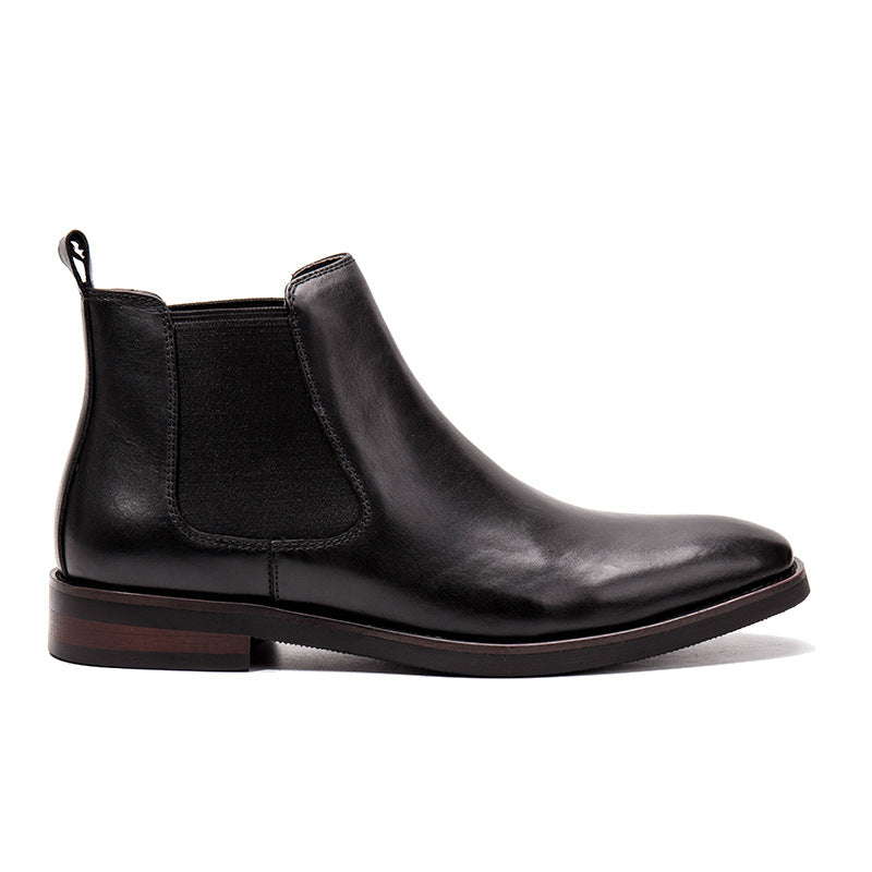 Brown Leather Business Shoes for Men