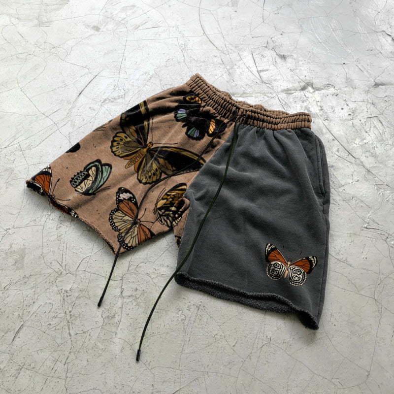 Euramerican Print Beach Shorts for Men