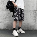 Men's Retro Straight Loose Casual Cashew Flower Shorts
