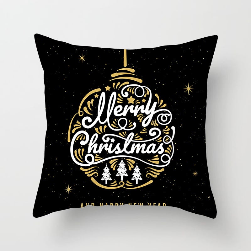 Merry Christmas Decorative Pillowcase