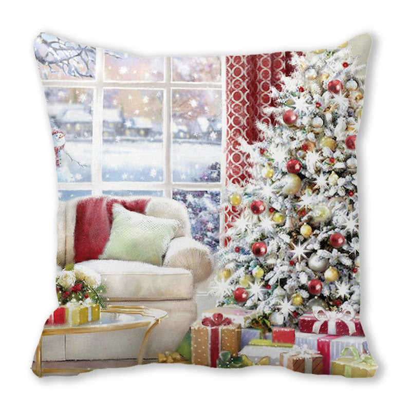 Merry Christmas Velvet Decorative Cushion ZT402