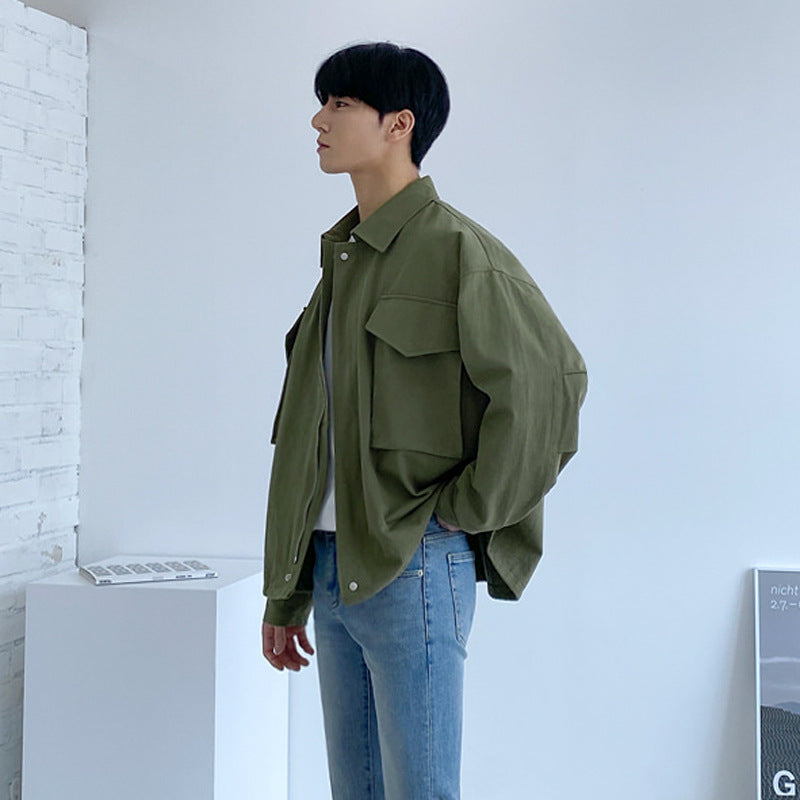 Casual Loose Cotton Jacket for Men