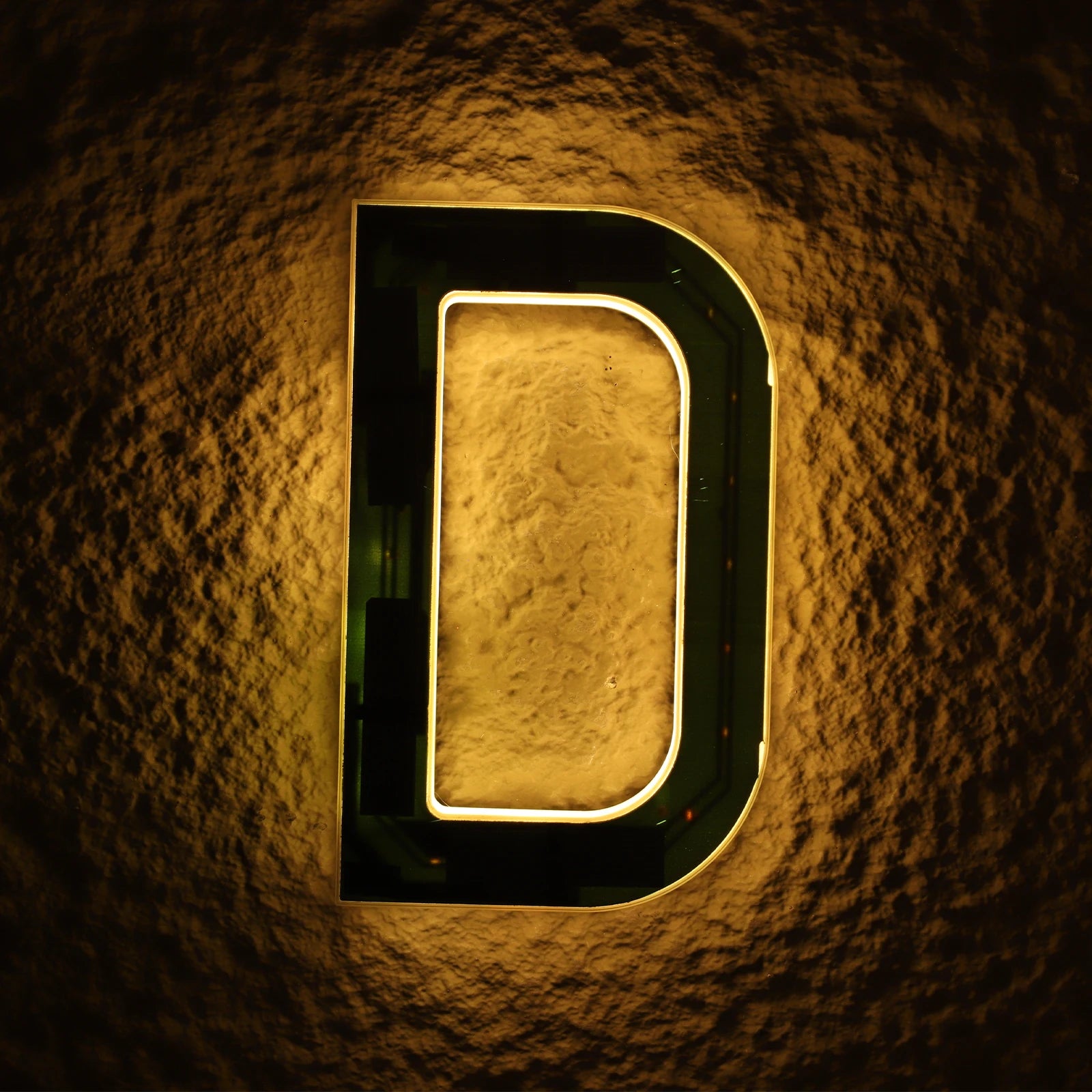 Custom Solar LED House Number Sign 6.7"