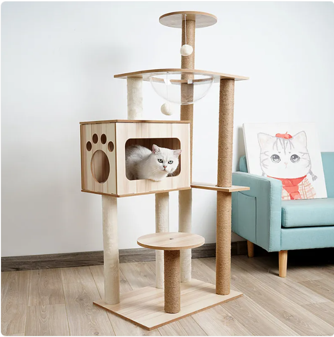 Space Capsule Cat Tree