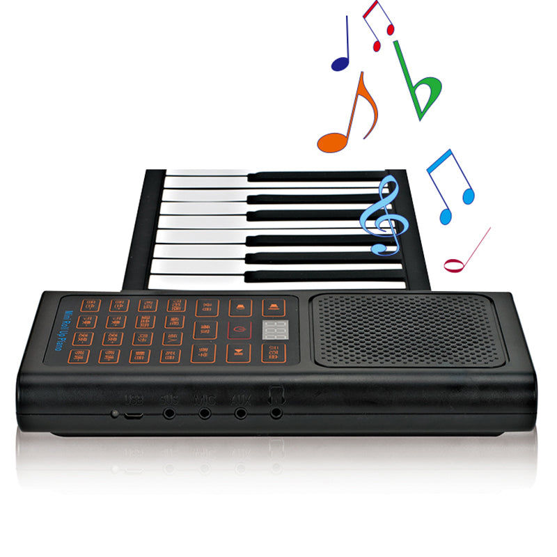 Portable 61-Key Foldable Piano with Bluetooth Speaker