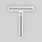 3-in-1 Glass Cleaning Brush with Handle and Squeegee