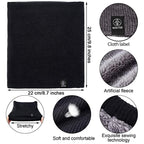 Unisex Thick Knit Wool Scarf