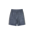 Suede Side Stitching Five-Point Shorts