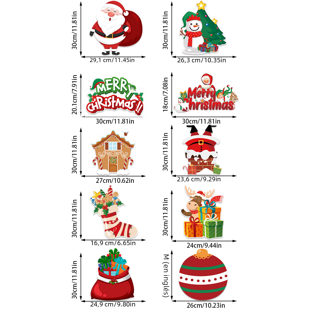 Merry Christmas Door Banner for Home Decoration