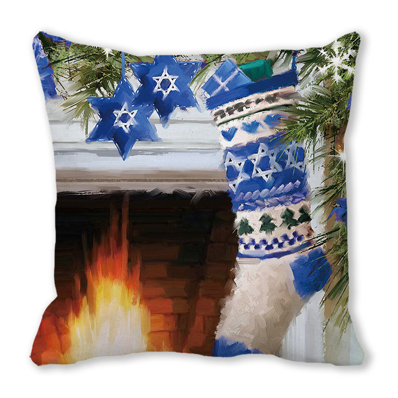 Merry Christmas Velvet Decorative Cushion ZT402