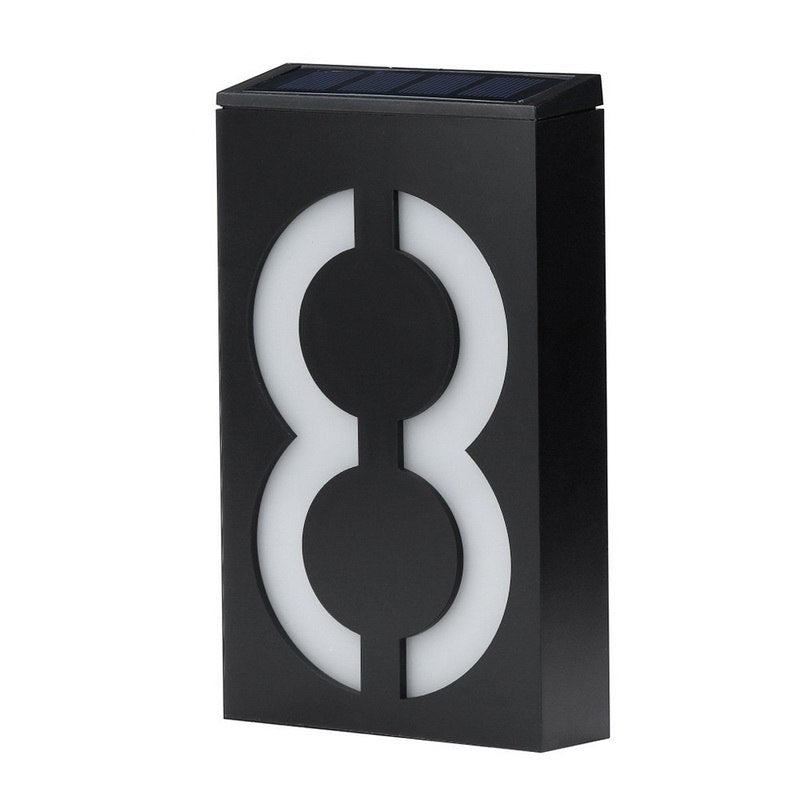 Solar Digital House Number Light with Large Display