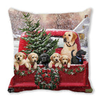 Merry Christmas Velvet Decorative Cushion ZT402
