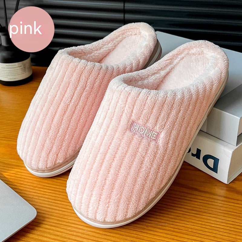 Winter Antislip Cotton Slippers for Home Use
