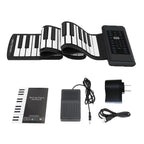 Portable 61-Key Foldable Piano with Bluetooth Speaker