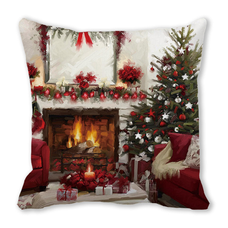 Merry Christmas Velvet Decorative Cushion ZT402