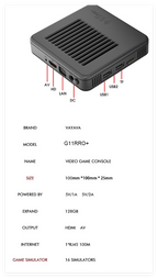 ARCADE Retro TV Game Console with 50,000 Games Support